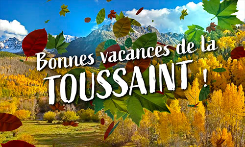 Vacances Toussaint